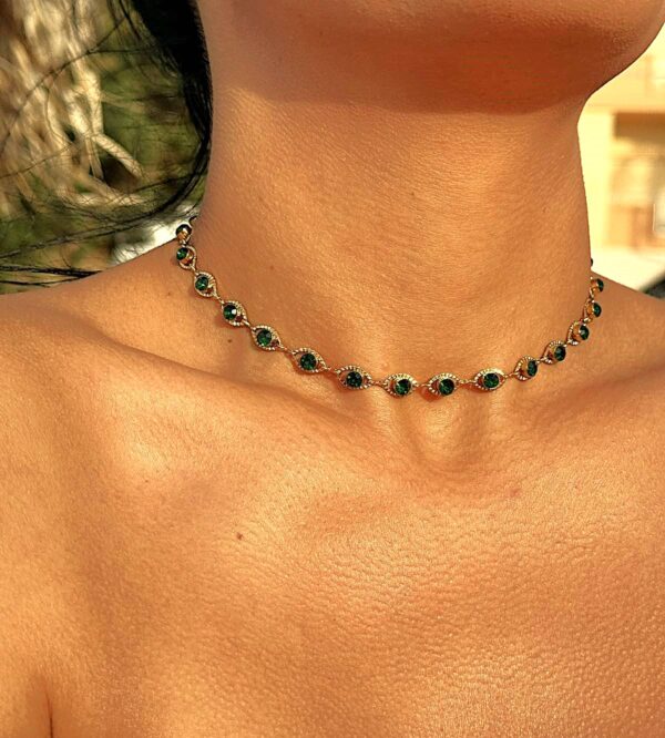 Emerald Twist Choker - Image 4