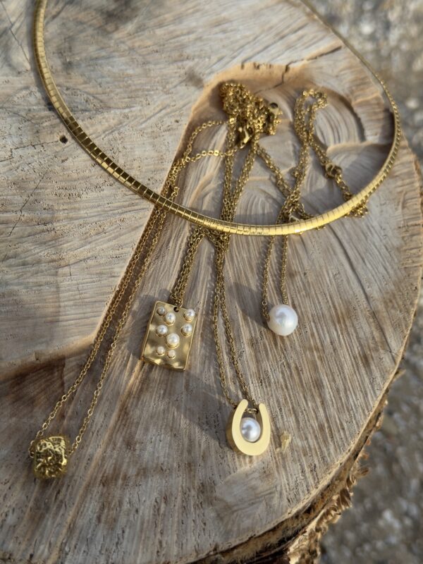 Golden Pearldrops Pendant - Image 4