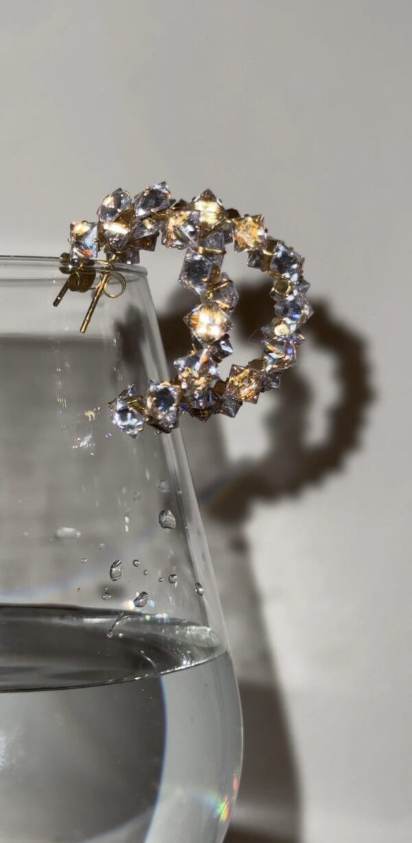 Crystal Mirage Hoops