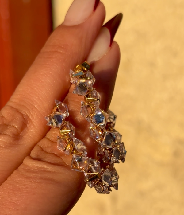 Crystal Mirage Hoops - Image 2