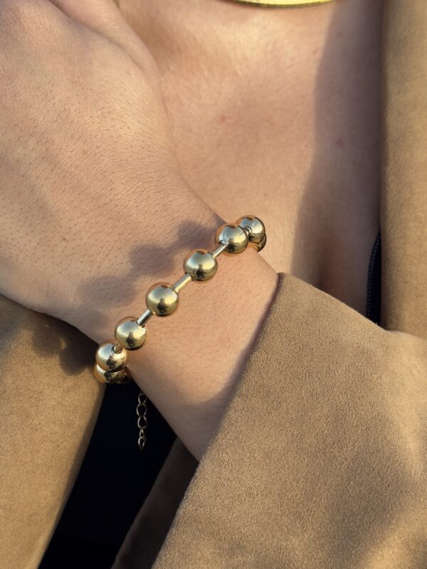 Golden Sphere Bracelet
