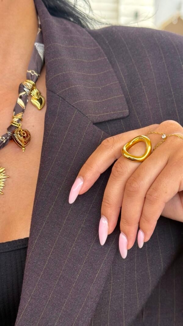 Gold Donut Ring