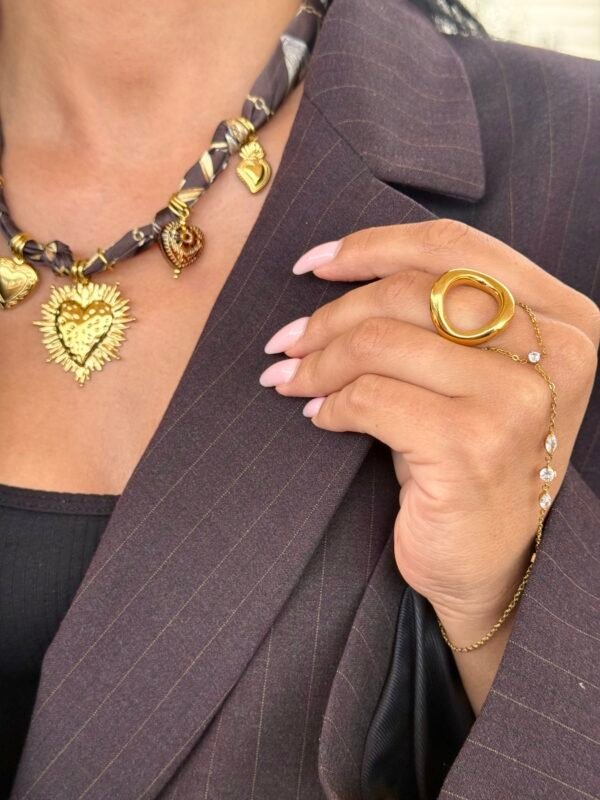 Gold Donut Ring